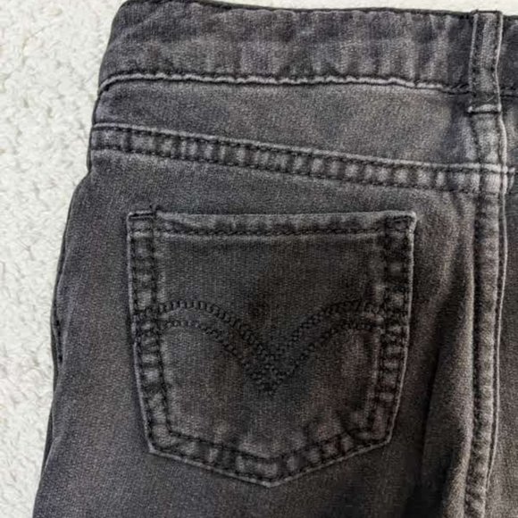 Levi's Super Skinny Knit Jeans in Black - size 4T - Picture 10 of 12
